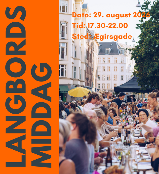 Langbordsmiddag - 29 August - 1 sidde-spise-billet