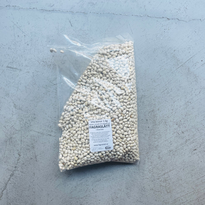 Hvide bønner - tørrede - 1 kg