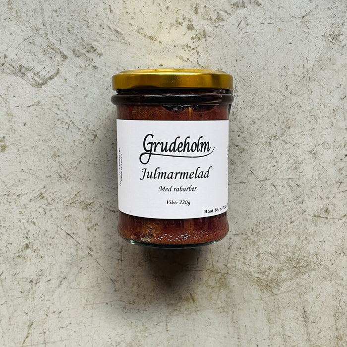 Julemarmelade på rabarber