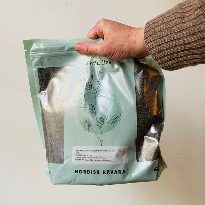 Grønne linser - 2,5 kg