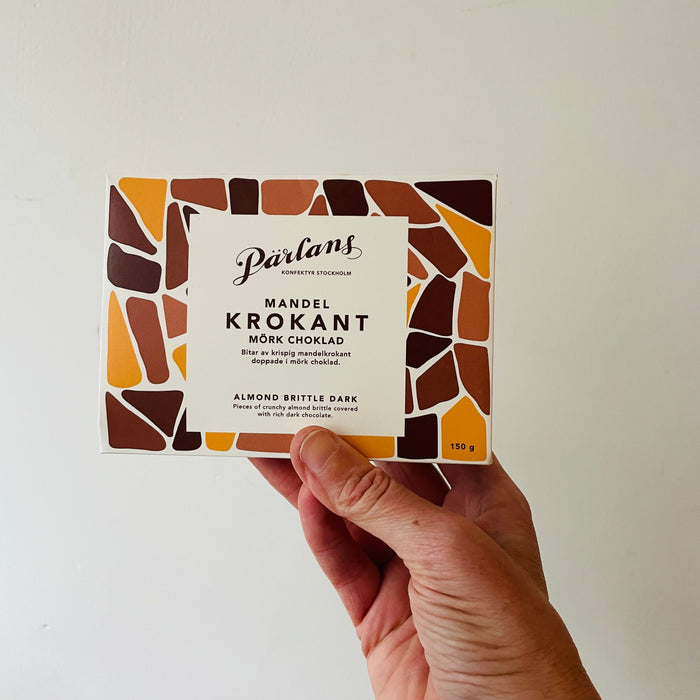 Krokant - mandel & mørk chokolade