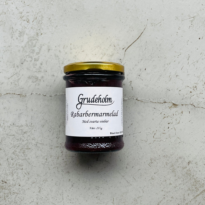 Rabarber & solbær marmelade