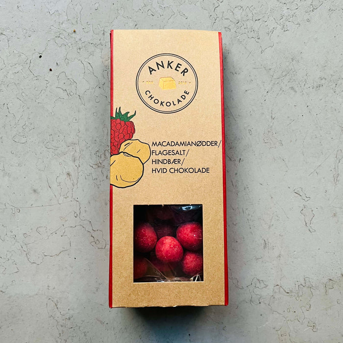 Ankers mandler macadamia & hindbær